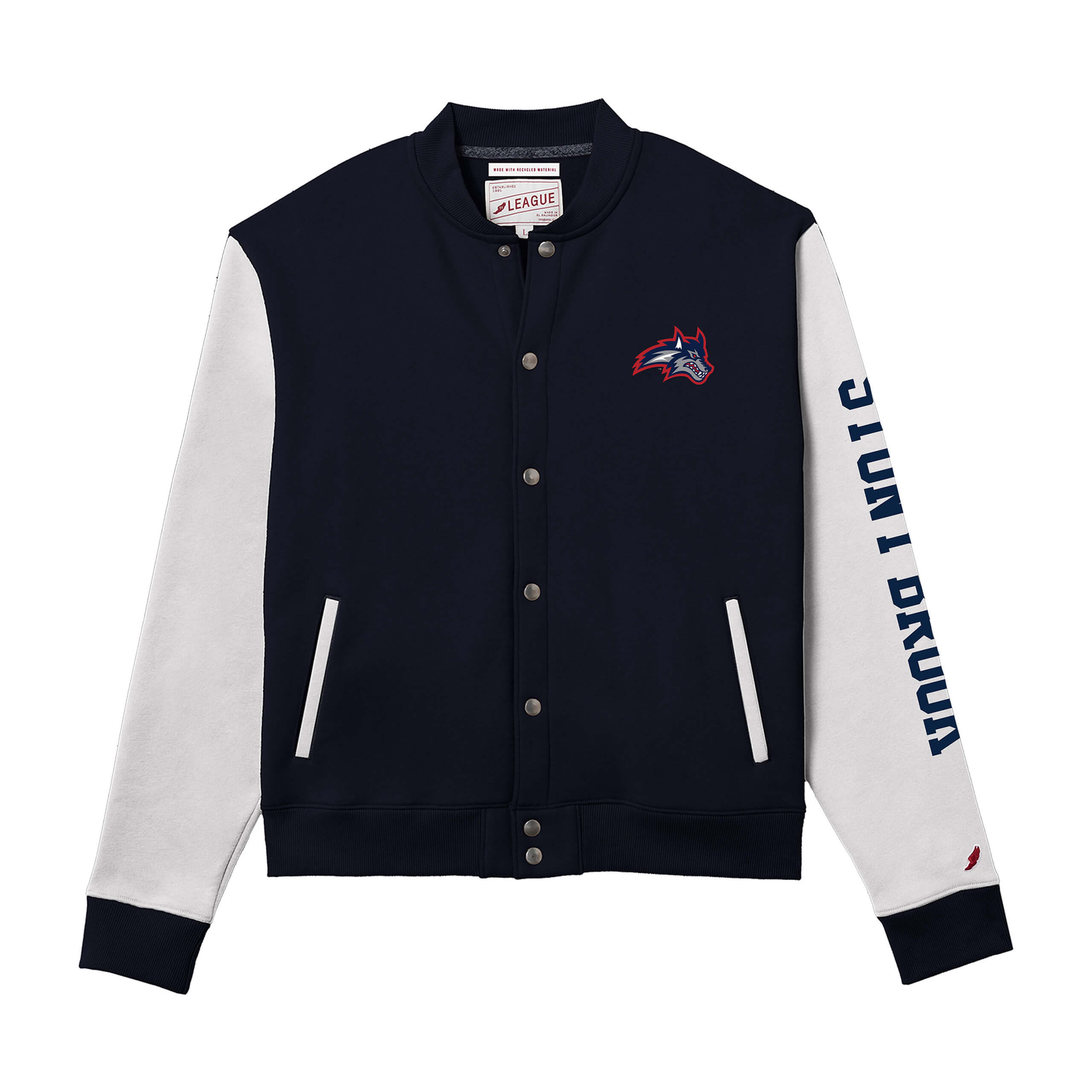League Varsity Jacket | Shop Red