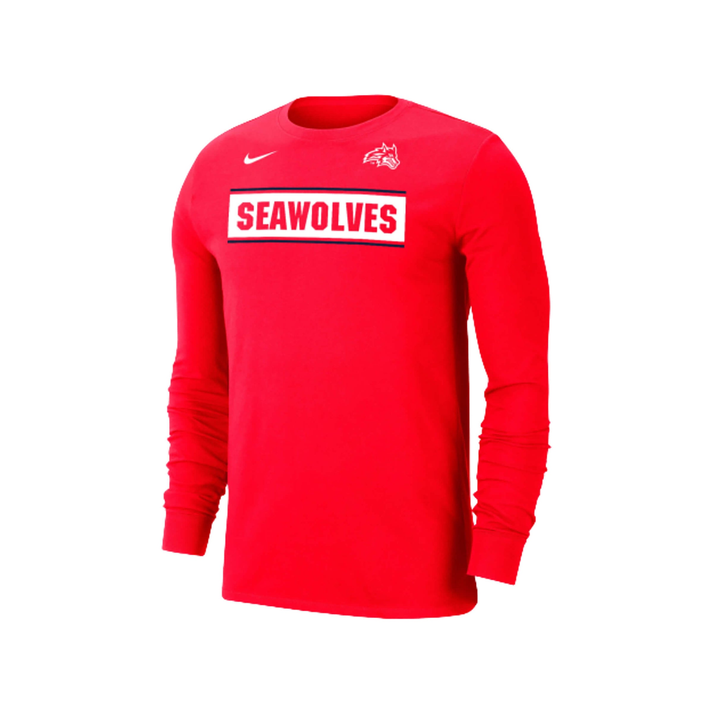 Red long sleeve shirt nike top
