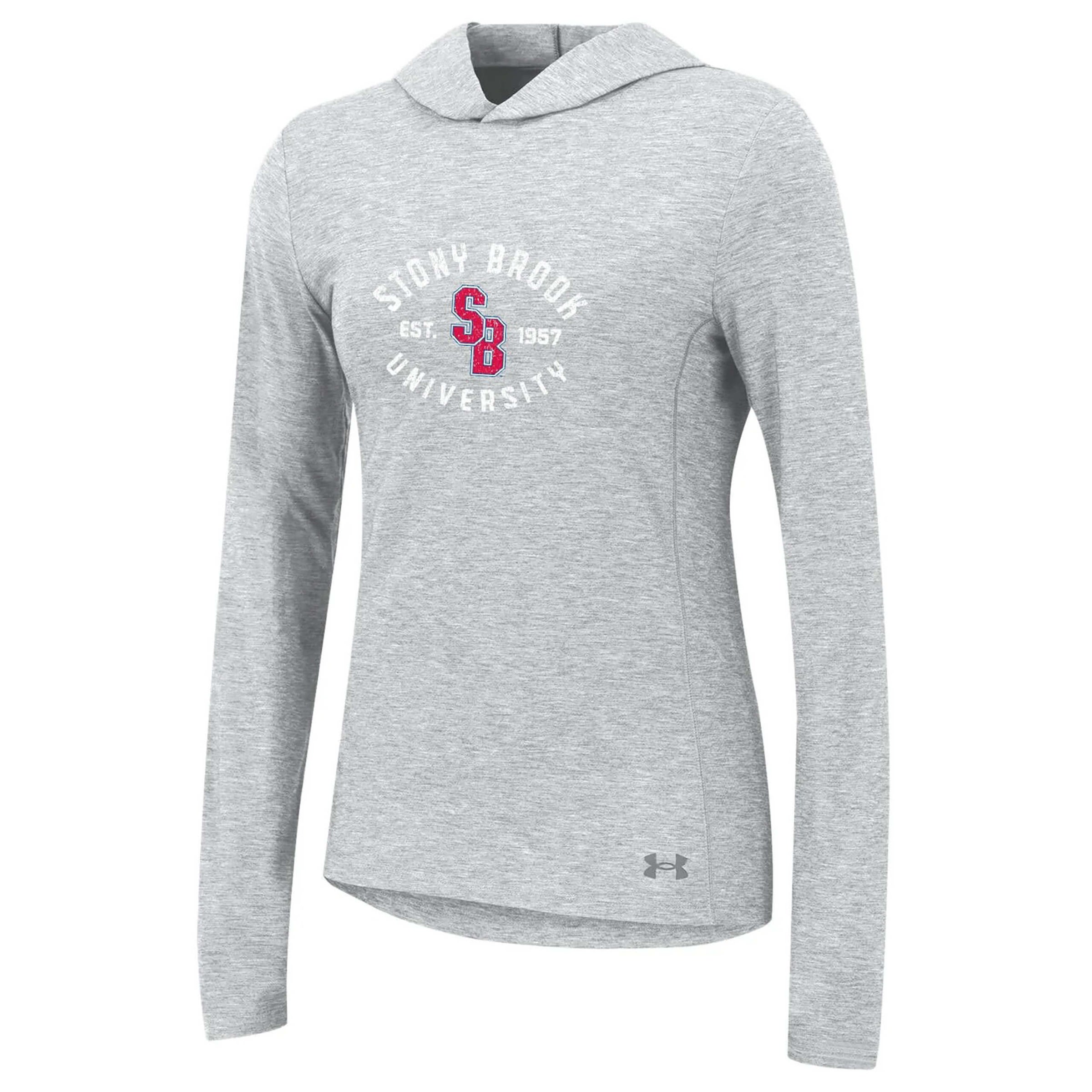 Under Armour Women s SBU 1957 Loose Breezy Hooded Sweatshirt Grey