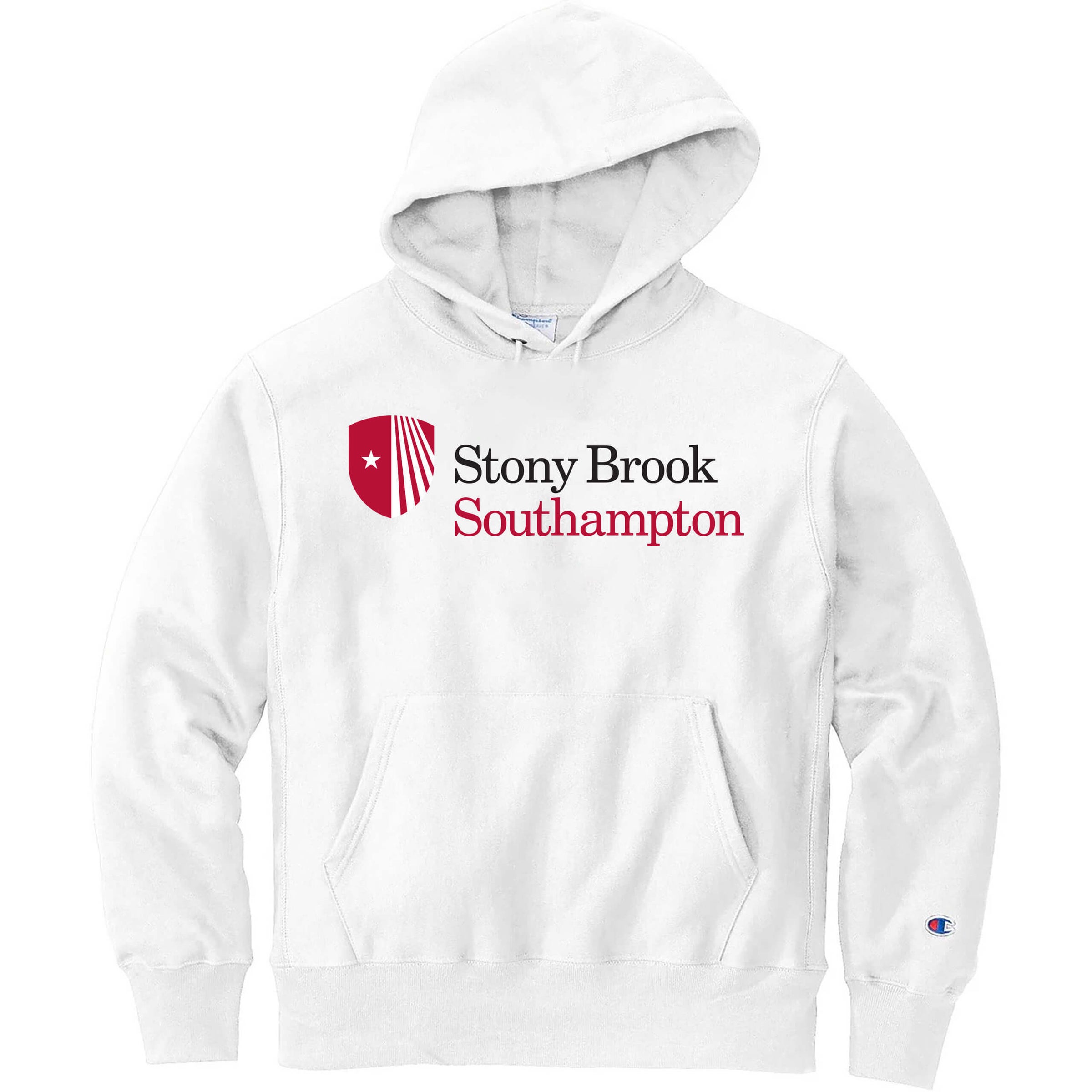 White and red champion hoodie online